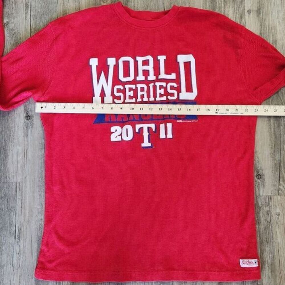 Texas Rangers 2011 World Series Long Sleeve shirt size Large - Picture 6 of 6
